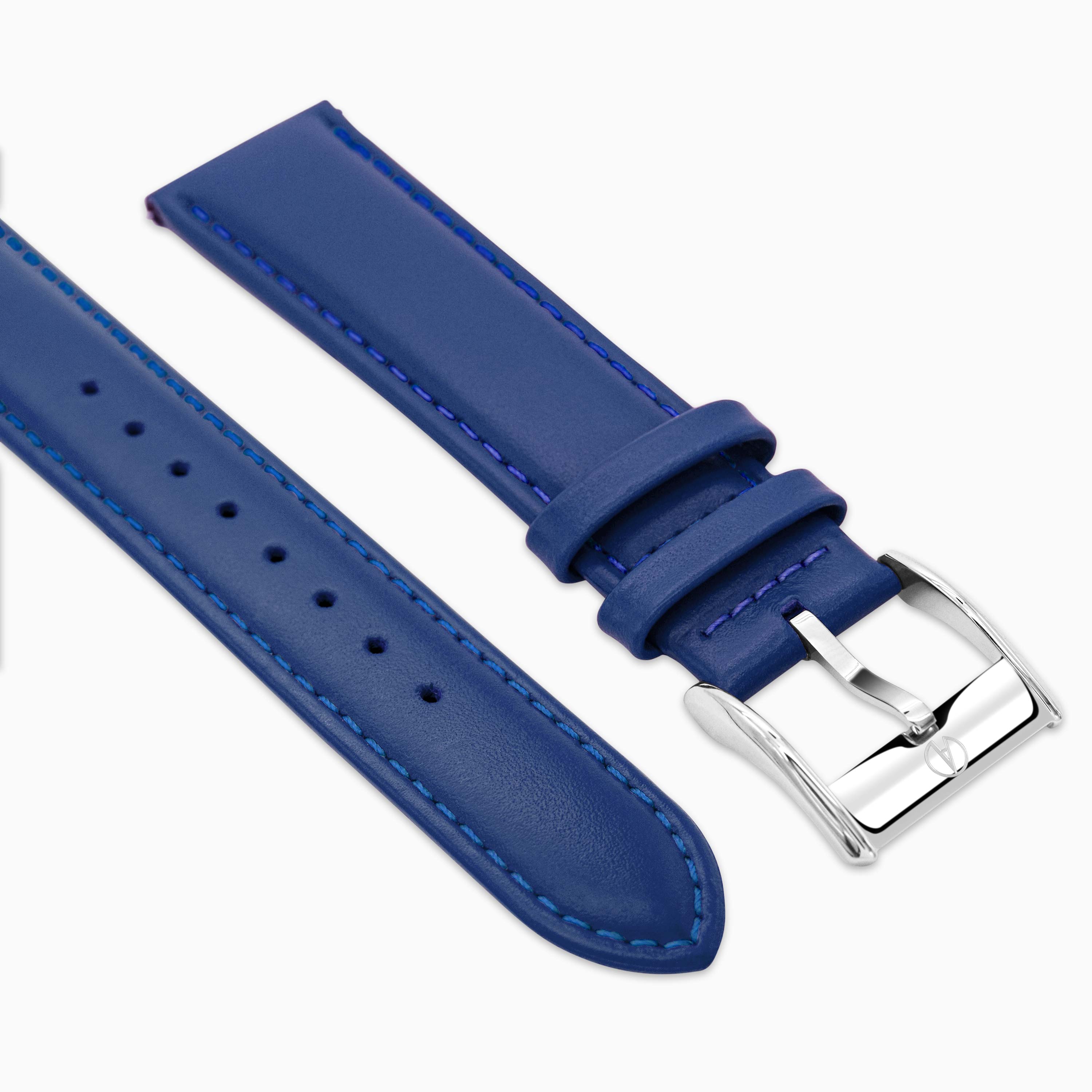 Everyday Navy Leather 20mm Strap
