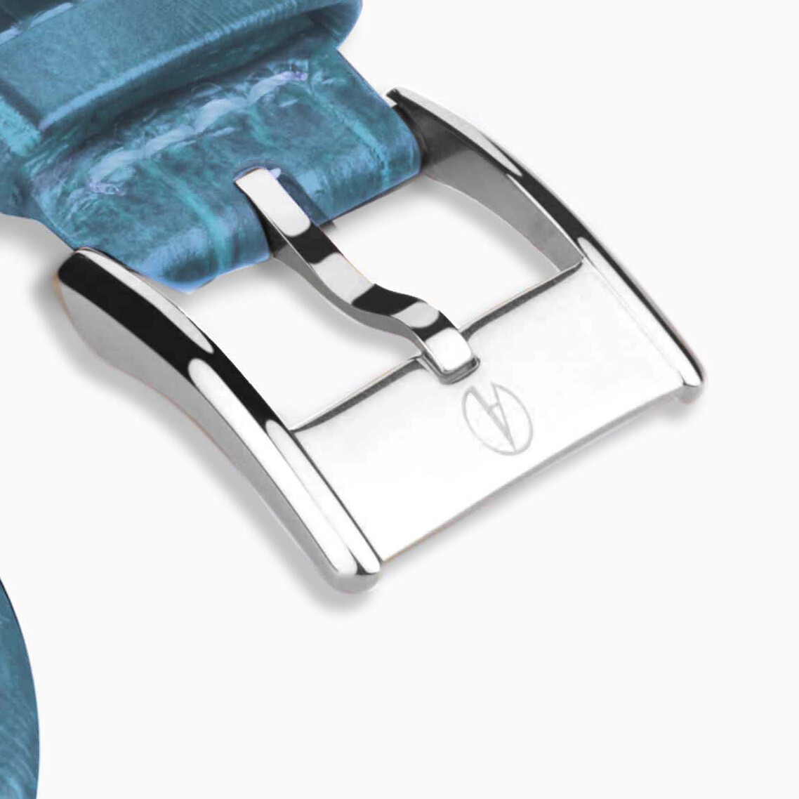 Everyday Light Blue Leather 18mm Strap