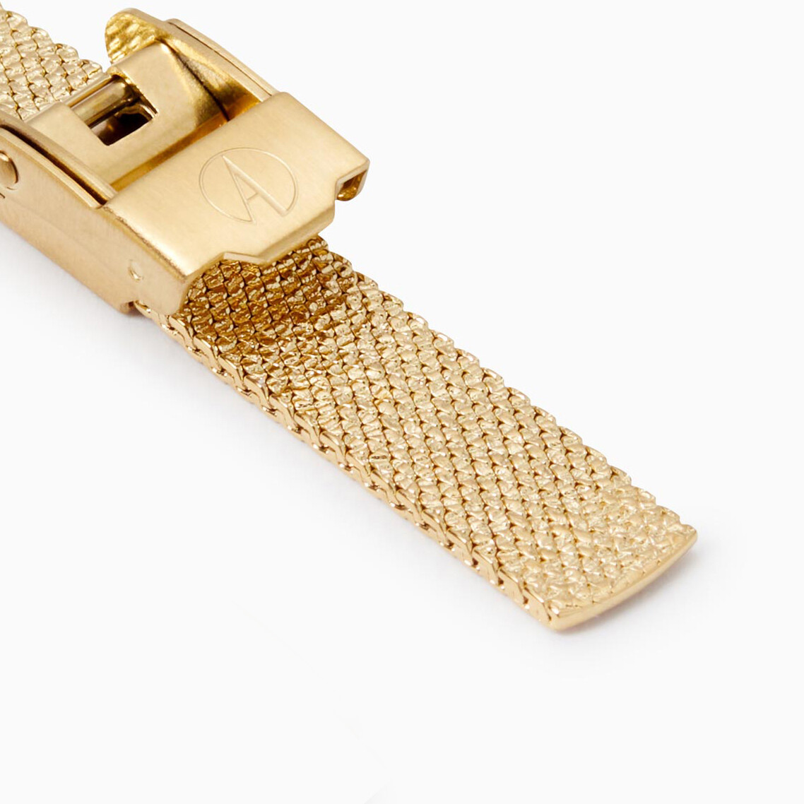 Accurist Jewellery Ladies Gold Stainless Steel 10mm Milanese Bracelet
