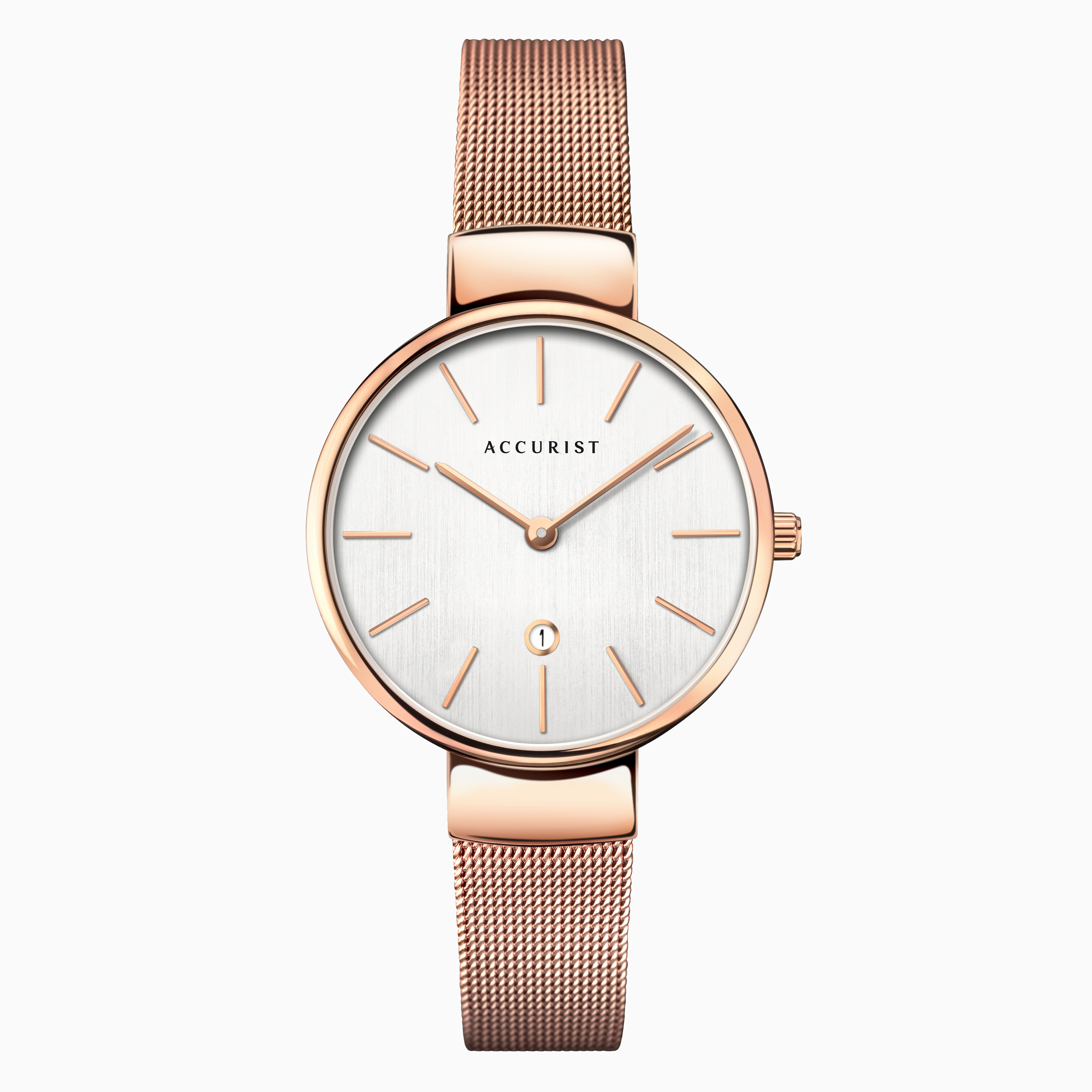 accurist gold plated ladies watch