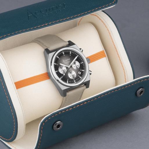 Accurist gunmetal sales watch