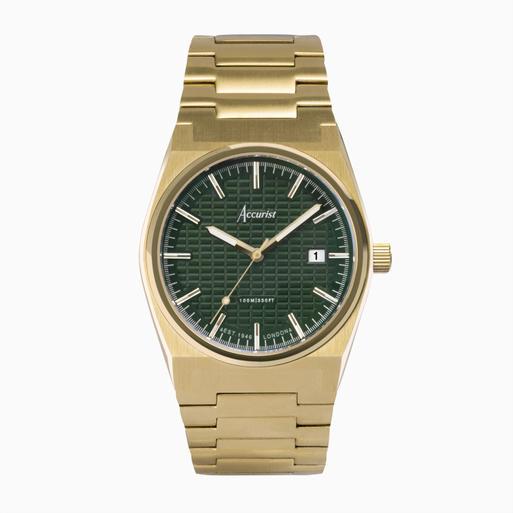 Accurist Mens Classic Watch 70009 Round Stainless Steel