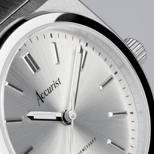 Accurist silver best sale ladies watch