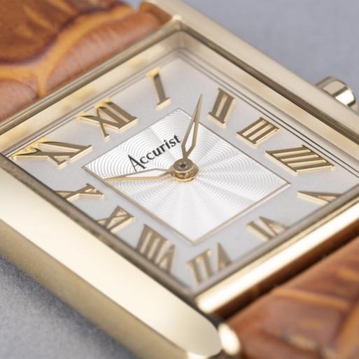 Accurist 21 jewels outlet ladies gold watch