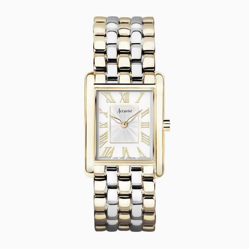 Gold rectangle womens watch cheap