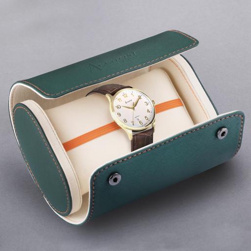 Accurist Men s Classic Watch 73001 Round Brown Leather Strap
