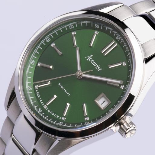 Accurist stainless steel watch clearance