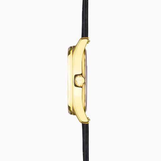 Accurist black and gold watch deals