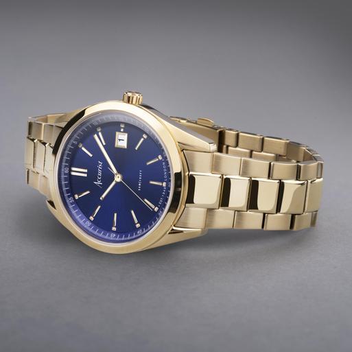 Accurist Mens Classic Watch 74015 Round Stainless Steel