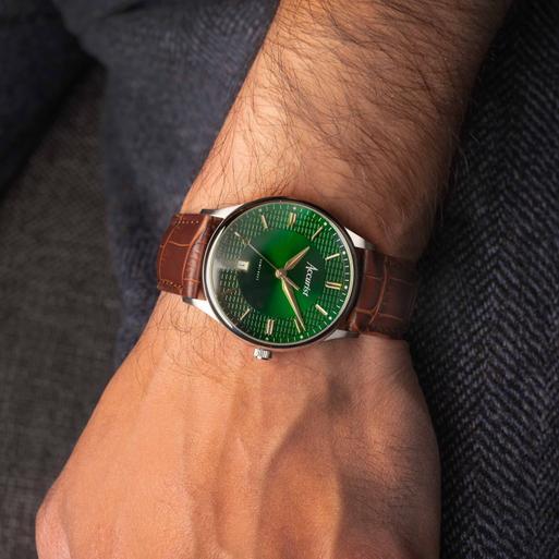 Mens watch online green dial