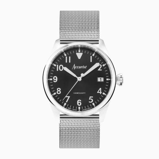Accurist stainless steel best sale watch