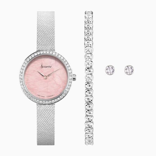 Accurist ladies watch cheap and bracelet set