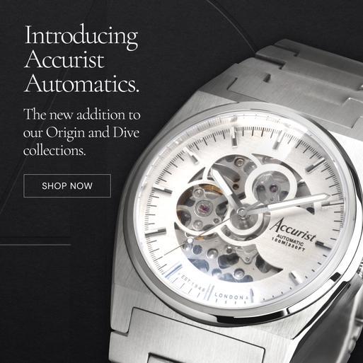 Accurist mechanical shop watches