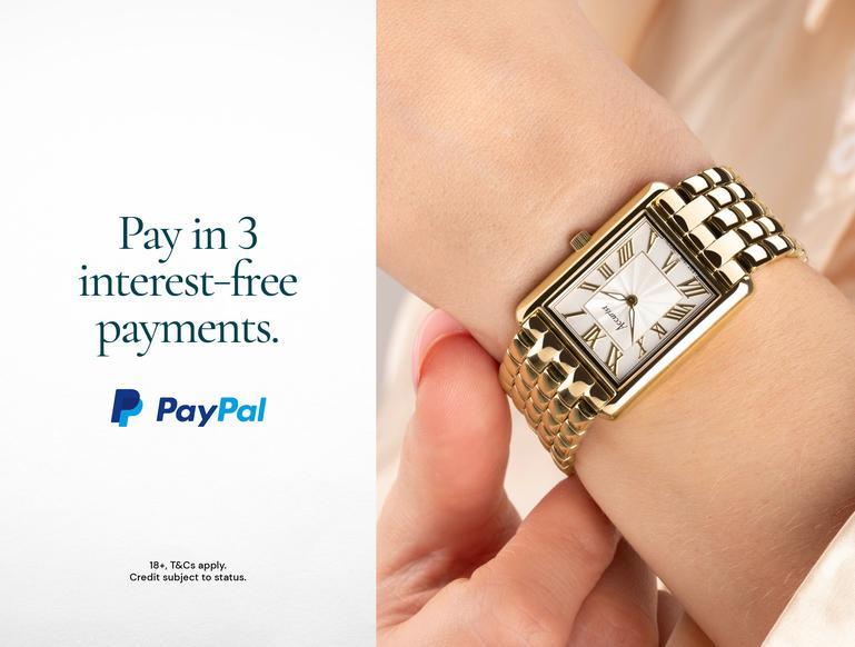 Accurist Pay in 3 Rectangle Banner